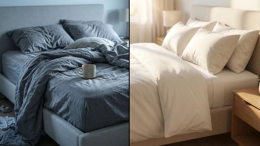 Bed making hacks that save time and boost your morning productivity